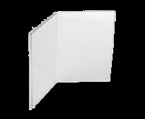 4″ x 6″ Book-style clear plastic sign holder / ad frame