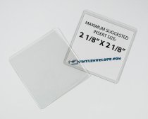 2 1/8″ x 2 1/8″ Clear Vinyl Sleeve