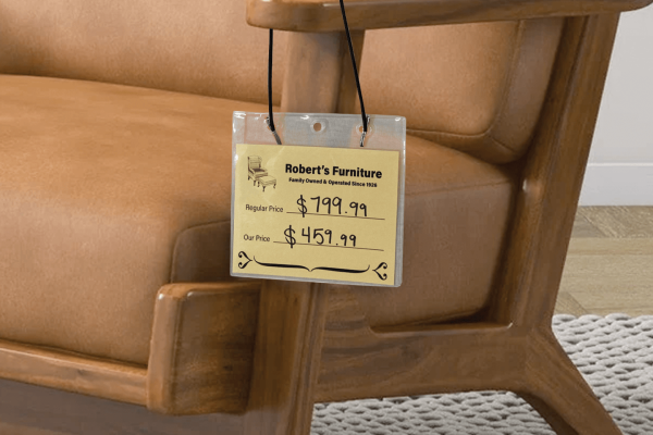 4 1/2" x 3 5/8" Clear Vinyl Pouch w/ Hang Hole