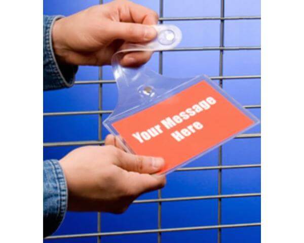 6" x 4" Magna-Hinge Hanging Protective Document Holder