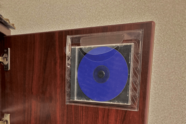 Expandable Adhesive CD & Jewel Case Pouch