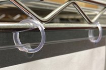 Clear Round Spiral Hanging Ring 11/16″ ID