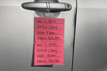 5″ x 8″ Clear Vinyl Tag Holder w/ Hang Hole