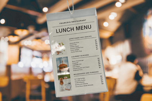 5 1/2" x 8 1/2" Clear Vinyl Pouch w/ Hang Hole