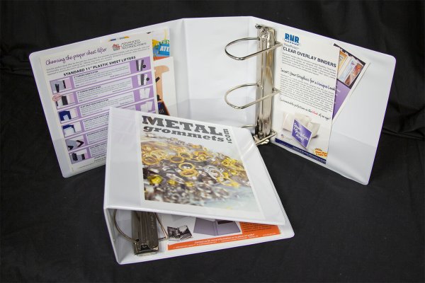 3.0" -- 3" Capacity "Slant D" ring White View Binder