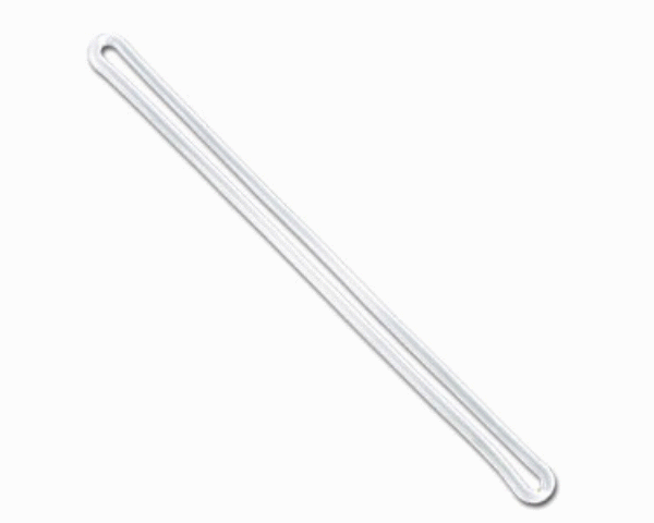 9" Clear Flexible Plastic Loop Strap