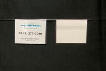 Rigid Two-Fold Shelf Channel Sign Holder for Smallwares