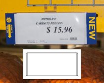 4″ x 9″ Clear pouch OPEN BOTH SHORT ENDS