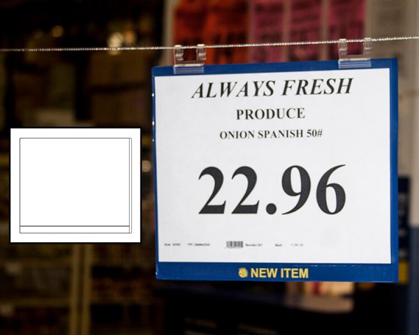 11 1/2" x 9 3/4" Blue pouch printed NEW ITEM