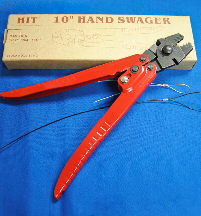 Three Cavity Hand Swager Crimping Tool