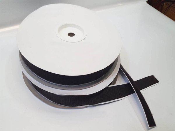 1" x 25 yds brown loop tape continuous strip