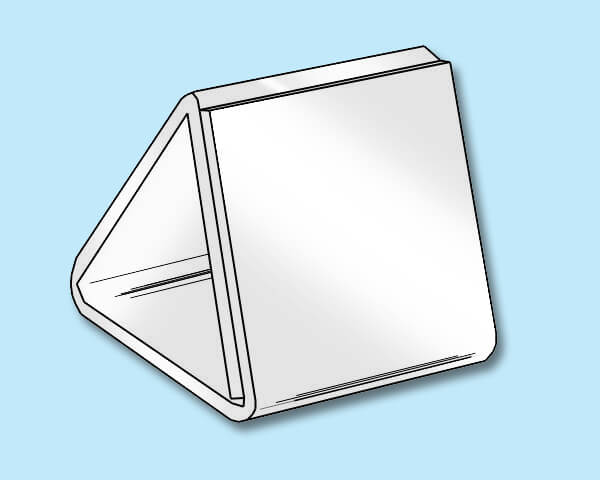 2" x 2" Jewelry sign acrylic triangle