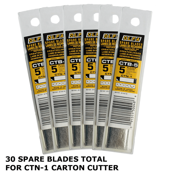 CTB-30 (6 x CTB-5) Olfa carton cutter replacement blades