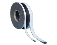 1″ wide magnetic tape 100' precut to 10 1/2″ pieces